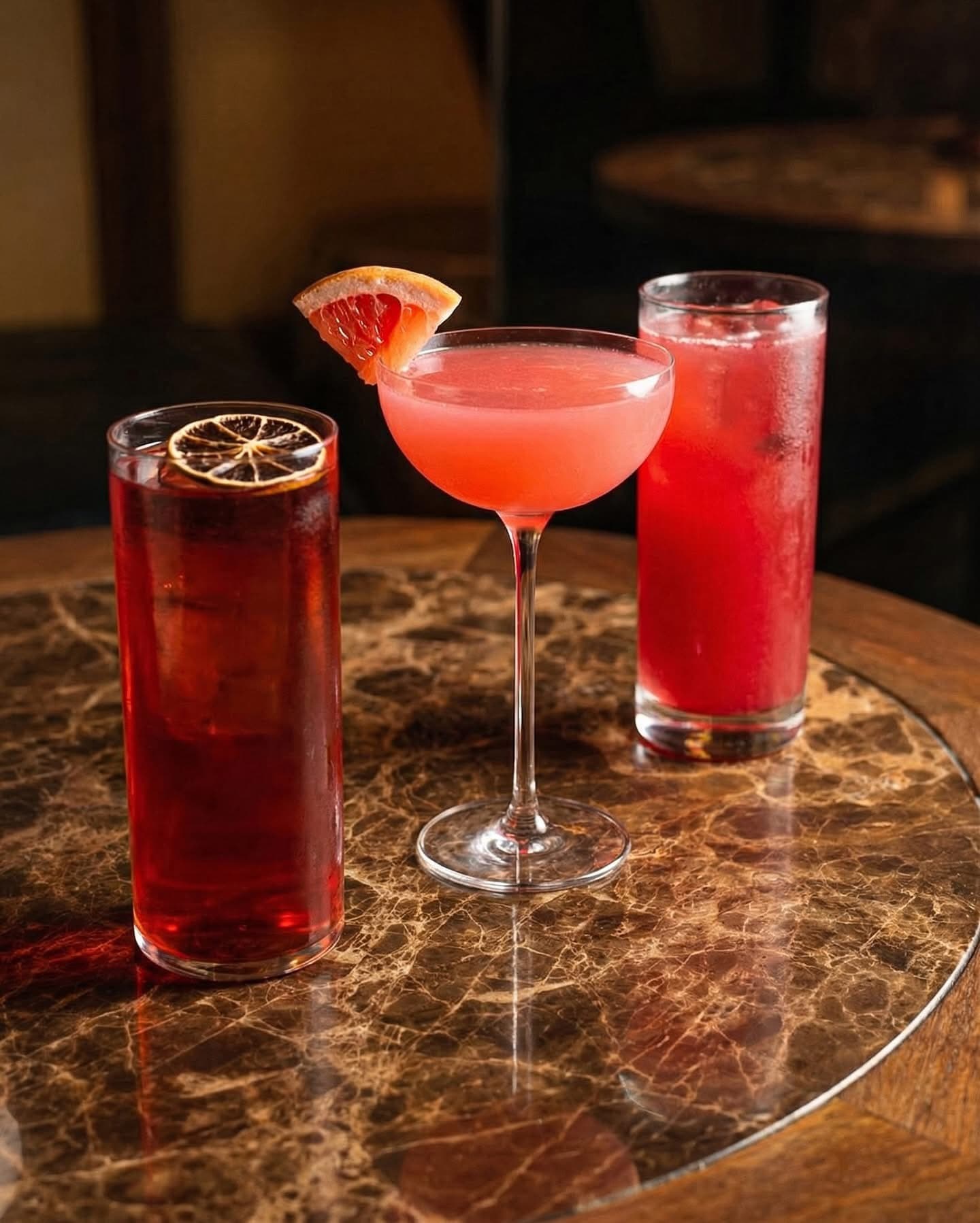 cocktail and bites